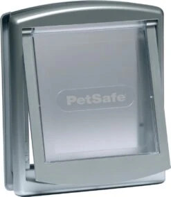 Petsafe 757 Hondenluik - Medium - Zilver/Tranparant -Dierenwinkel 1042x1200