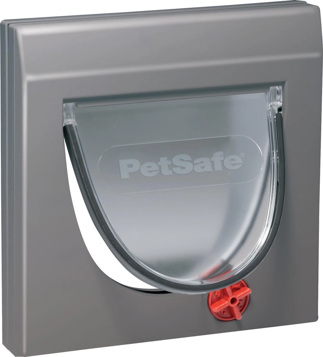 PetSafe Staywell Classic Manual 4-Way Locking Cat Flap - Grijs W/tunnel 1 PetSafe Staywell Classic Manual 4-Way Locking Cat Flap - Grijs W/tunnel