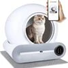 Viervoeter™ Kattenbak Zelfreinigend – Automatische Kattenbak – Zelfreinigende Kattenbak – Anti-geur – 53x58x55cm – Bedienen Via App – 65 Liter