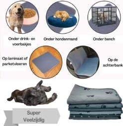 XXL Puppy Training Pad - Plasmat - Zwart - 104 X 104 Cm - Hondentoilet - Herbruikbaar - Wasbaar -Dierenwinkel 1167x1200 2