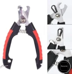 ElegaPet Professionele Nagelknipper Hond L - Rood Zwart - Dier - Nageltang Met Veiligheidsstop Nagelschaar -Dierenwinkel 1173x1200 1