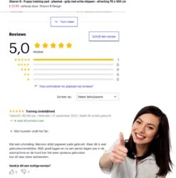 XXL Puppy Training Pad - Plasmat - Zwart - 104 X 104 Cm - Hondentoilet - Herbruikbaar - Wasbaar -Dierenwinkel 1185x1200 3