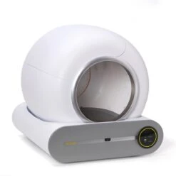 Merkloos Petlux® Zelfreinigende Automatische Kattenbak Met App En LED-Touch -Dierenwinkel 1196x1200