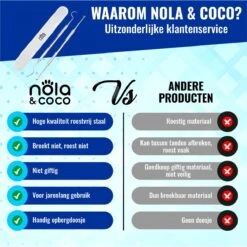 Nola & Coco® Tandsteen Verwijderaar Set Inclusief Bewaardoosje - Tandenkrabber - Set Van Twee - Hond - Kat - Tandenborstel - Tandplak Verwijderen - Tandenstoker - Honden Tanden Schoonmaken - Tandenhaakje - Gebitsreiniging -Dierenwinkel 1199x1200 1