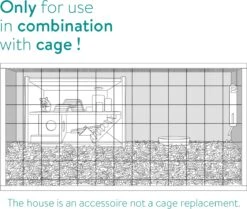 Navaris Houten Hamsterhuis - Speelhut Voor Hamsters, Kleine Knaagdieren, Gerbils, Muizen - Schuilplaats Op Twee Etages Voor Hamster, Cavia, Muis -Dierenwinkel 1200x1015 1