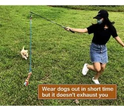 CF Pack - Hond Buitenspeelgoed Actief Behendigheid Touw Dog Flirt Pole Flirtpole Toy Tug Tease Wand Non-Bungee Cord Dog Toy For Fun Obedience Training Extandable Toy Honden Speelgoed Hondenspeelgoed Behendigheidspeelgoed -Dierenwinkel 1200x1026 1