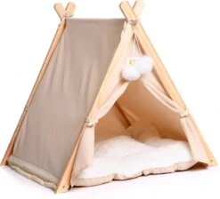Dierenwinkel 11 Dogs&Co Tippi Tent Voor Katten Of Kleine Honden Ecru