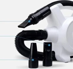 Hondenfohn - Waterblazer Met Draaiknop - 2400W Vermogen Met Warme En Koude Stand - Wit -Dierenwinkel 1200x1130