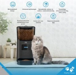 Pretty Paws PP005 Wifi Voerautomaat Zwart - Automatische Voerbak - Slimme Voerautomaat Met App - Instelbaar Voedingsschema - WIFI -Dierenwinkel 1200x1190 9