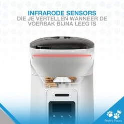 Pretty Paws PP002 Professionele Automatische Voerbak Kat- Stemrecorder - Voerautomaat - Katten Voerbak - Minimalistisch -Dierenwinkel 1200x1199 4