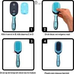 Petsify - Dierenborstel - Professionele 5 In 1 Hondenborstel - Voor Hond En Kat - Tweezijdig - Hondenkam - Kattenborstel - Kattenkam -Dierenwinkel 1200x1200 10