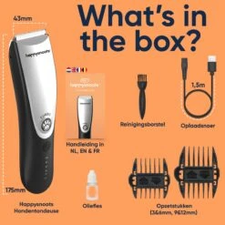 Happysnoots Hondentondeuse Draadloos Voor Dikke Vacht - Tondeuse Hond & Kat - Hondentrimmer - Professioneel Dieren Tondeuse -Dierenwinkel 1200x1200 139