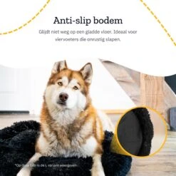 All 4 Pets Supply® Hondenmand Donut - Maat XL - Geschikt Voor Honden Tot 100 Cm - Hondenkussen - Zwart -Dierenwinkel 1200x1200 158