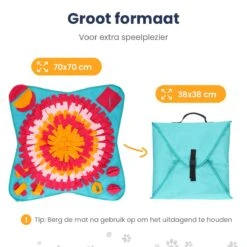 Snuffelmat 70x70cm Inclusief Rubberen Massage Bal & E-book - Speelmat Hond - Denkspel Hond - Puppy Speelgoed - Anti Schrok Mat - Honden Snoepjes - Cadeau Tip 13 Snuffelmat 70x70cm Inclusief Rubberen Massage Bal & E-book - Speelmat Hond - Denkspel Hond - Puppy Speelgoed - Anti Schrok Mat - Honden Snoepjes - Cadeau Tip -Dierenwinkel 1200x1200 16