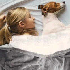 Hondendeken, Fleece, Waterdicht, Wasbaar, Hondenmat, Huisdier, Warme Zachte Deken Voor Hondendeken, Kattendeken, Deken Voor Katten En Honden, Waterdichte Deken Voor Bank, Bed, 150 X 127 Cm -Dierenwinkel 1200x1200 184