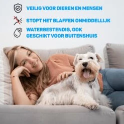 Vulpes Pets® Anti Blaf Apparaat Pro - Anti Blafband Voor Alle Honden - Luxe Hondentrainer - Diervriendelijk & Zonder Schok - Inclusief 9V Batterij - Waterbestendig - Ophangbaar - Instelbare Ultrasone Niveauregeling - 4 Standen -Dierenwinkel 1200x1200 214