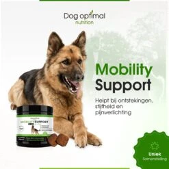 DOG OPTIMAL Gewricht Supplement 120 Stuks - Mobility - Glucosamine Hond - Artrose - Heupdysplasie - Gewrichten - Hondensnacks - Hondenkoekjes - Hondensupplementen - Honden - Puppy - Hondenvoeding -Dierenwinkel 1200x1200 236