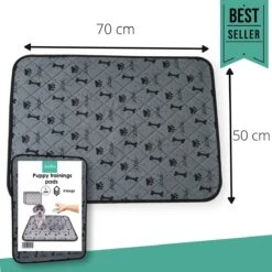 Jooba Puppy Training Pads - Wasbare Puppy Pads 2 Stuks - Hondentoilet - 70x50cm - Puppy -Dierenwinkel 1200x1200 336