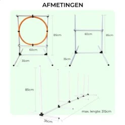AYOO Agility Voor De Hond - Honden Training - Honden Behendigheid Set - Hondenparcours - Training Huisdieren - Honden Agility Set - Slalom - Horde - Draagzak - Agility Set - Oranje - Wit - GRATIS Speeltouw 12 AYOO Agility Voor De Hond - Honden Training - Honden Behendigheid Set - Hondenparcours - Training Huisdieren - Honden Agility Set - Slalom - Horde - Draagzak - Agility Set - Oranje - Wit - GRATIS Speeltouw -Dierenwinkel 1200x1200 368