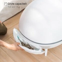 Merkloos Premium Kattenbak - Automatische - Zelfreinigende - Elektrische Kattenbak - Design Kattenbak -Dierenwinkel 1200x1200 468