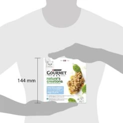 Gourmet Nature's Creations - Kattenvoer Natvoer - Zeevis - 48 X 85 Gr -Dierenwinkel 1200x1200 479