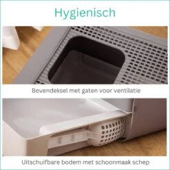 Kattenbak - 2 Uitgangen - Kattentoilet - Uitschuifbare Bodem - Met Schepje - Grijs 53 X 40 X 40 Cm 11 Kattenbak - 2 Uitgangen - Kattentoilet - Uitschuifbare Bodem - Met Schepje - Grijs 53 X 40 X 40 Cm -Dierenwinkel 1200x1200 483