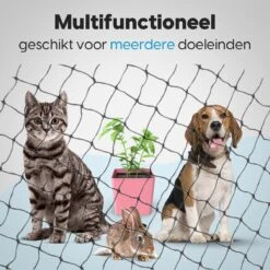Kattennet Voor Balkon 4 X 10 M - Kattennet - Katten Gaas - Zwart -Dierenwinkel 1200x1200 497