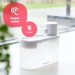 Hoopo® Agua - DRAADLOZE Waterfontein Katten - SMART Waterfontein Katten - UVC Disinfectie - 2 Liter - Automatische Katten Fontein -Dierenwinkel 1200x1200 525