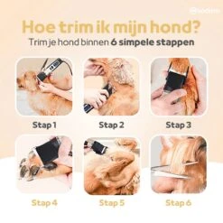Woodoro Professionele 2-in-1 Hondentondeuse Voor Dikke Vacht – Draadloze Honden Tondeuse & Hondentrimmer – Stille Tondeuse Katten & Honden Trimset -Dierenwinkel 1200x1200 53