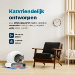 BOME Automatische Kattenbak - Zelfreinigende Kattenbak - Met App En Touchscreen - 65L -Dierenwinkel 1200x1200 539