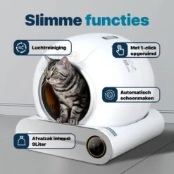 BOME Automatische Kattenbak - Zelfreinigende Kattenbak - Met App En Touchscreen - 65L -Dierenwinkel 1200x1200 540