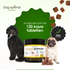DOG OPTIMAL ANTI ALLERGY SUPPORT 120 Stuks - Allergie - Honden - Hondensnacks - Hondenkoekjes - Hondensupplementen - Honden - Puppy - Hondenvoeding - Weerstand - Jeuk-hond - Jeuk 15 DOG OPTIMAL ANTI ALLERGY SUPPORT 120 Stuks - Allergie - Honden - Hondensnacks - Hondenkoekjes - Hondensupplementen - Honden - Puppy - Hondenvoeding - Weerstand - Jeuk-hond - Jeuk -Dierenwinkel 1200x1200 72
