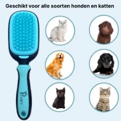 Petsify - Dierenborstel - Professionele 5 In 1 Hondenborstel - Voor Hond En Kat - Tweezijdig - Hondenkam - Kattenborstel - Kattenkam -Dierenwinkel 1200x1200 9