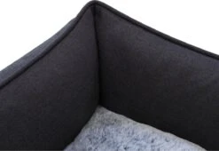 Benzano - Hondenmand - All Season - Wasmachine Wasbaar - Omkeerbaar Kussen - Pluche - Schuimvulling - Antraciet - 100 CM -Dierenwinkel 1200x827 2