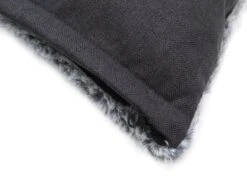 Benzano - Hondenmand - All Season - Wasmachine Wasbaar - Omkeerbaar Kussen - Pluche - Schuimvulling - Antraciet - 100 CM -Dierenwinkel 1200x900 6