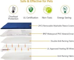 Warmtemat Voor Huisdieren 12V 65x40cm -Dierenwinkel 1200x977