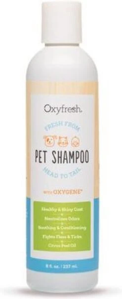 Oxyfresh Pets Hondenshampoo & Kattenshampoo - 237ml - Diervriendelijke Shampoo Voor Honden En Katten Zonder Irriterende Bestanddelen -Dierenwinkel 493x1200