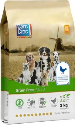 Carocroc Grain Free - Gevogelte/Aardappel/Bieten - Hondenvoer - 15 Kg -Dierenwinkel 721x1200