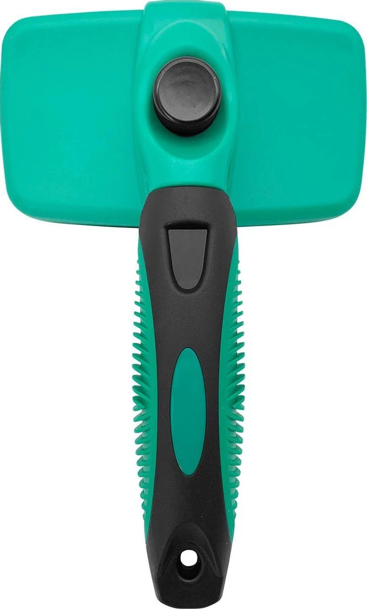 ElegaPet Hondenborstel Groen - Hondenhaar Verwijderen - Kat En Hondenkam - Slickerborstel Hond En Kat - Groomer - Ondervacht Kam Hond - Borstel Hond - Hondenborstel Langharig En Kortharig - Slickerborstel - Anti Klit/Knopen/Huidschilfers 7 ElegaPet Hondenborstel Groen - Hondenhaar Verwijderen - Kat En Hondenkam - Slickerborstel Hond En Kat - Groomer - Ondervacht Kam Hond - Borstel Hond - Hondenborstel Langharig En Kortharig - Slickerborstel - Anti Klit/Knopen/Huidschilfers - Afbeelding 7