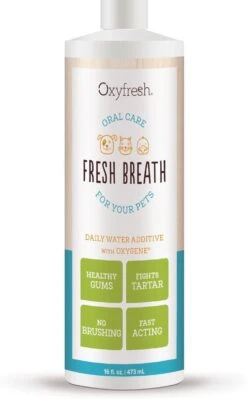 OxyFresh Pet Mondwater Hond En Kat. Helpt Tegen Tandsteen, Plak En Vieze Ademgeurtjes -Dierenwinkel 742x1200