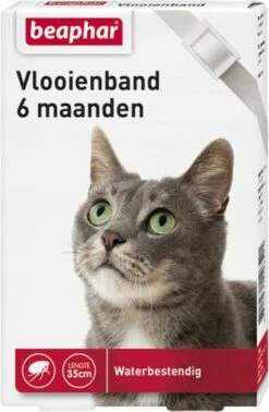 Beaphar Vlooienband - Wit - 1 Stuk -Dierenwinkel 784x1200