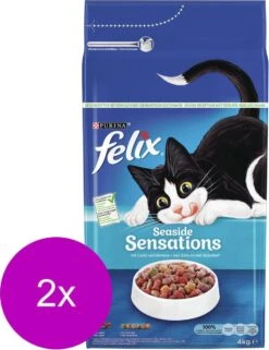 Felix Vis Sensations - Kattenvoer - 2 X 4 Kg