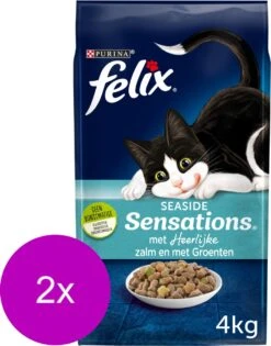 Felix Vis Sensations - Kattenvoer - 2 X 4 Kg -Dierenwinkel 940x1200