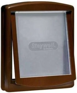 Petsafe 757 Hondenluik - Medium - Zilver/Tranparant -Dierenwinkel 990x1200